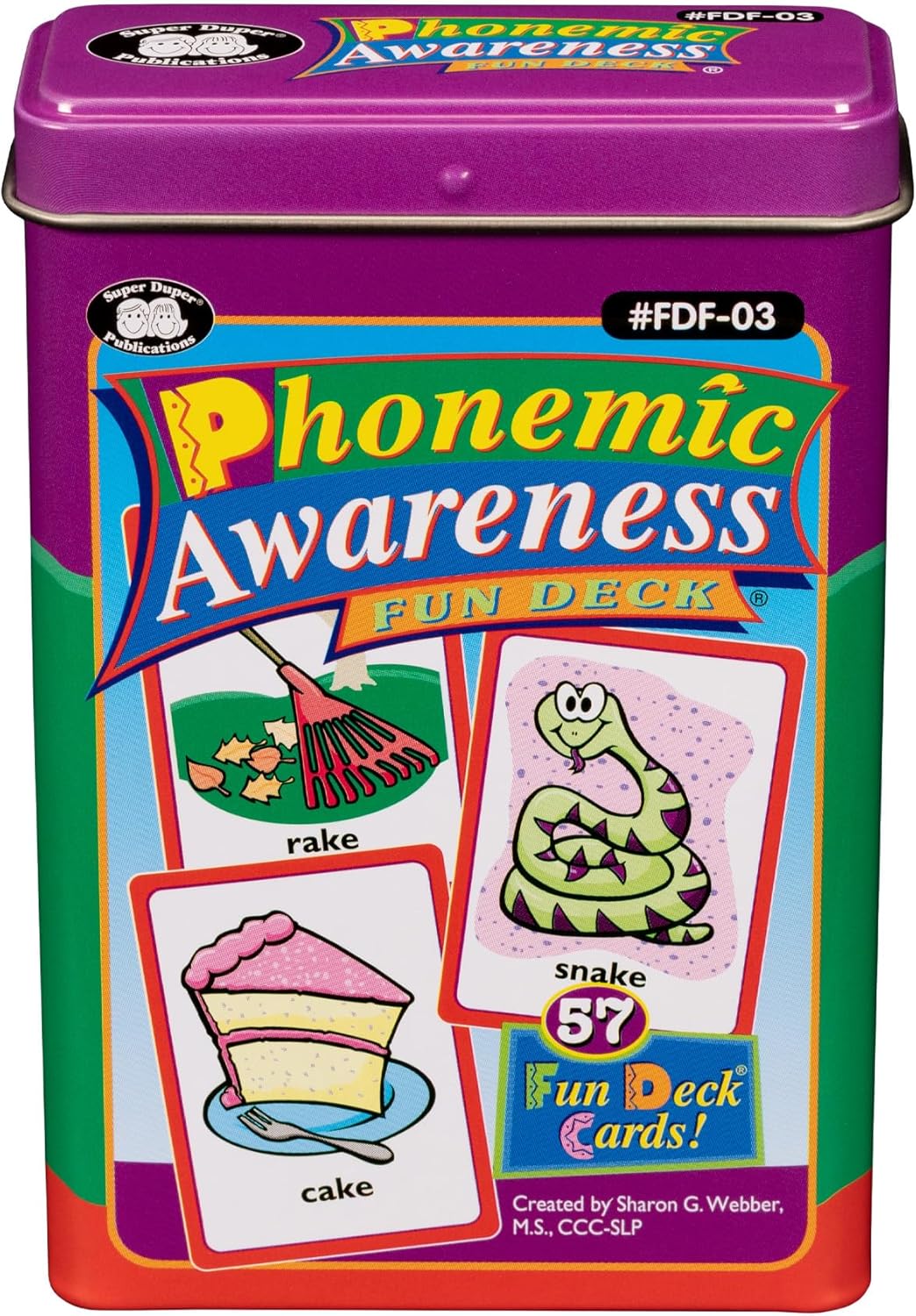 Super Duper Publications | Phonemic Awareness Fun Deck Flash Cards | Educational Learning Resource for Children