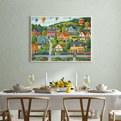 Puzzles for Adults 1000 Pieces,Seaview Campground Jigsaw Puzzle with 1:1 HD Poster, Perfect Interlocking No Dust, Stress Relief Ideal Gift for Family Games