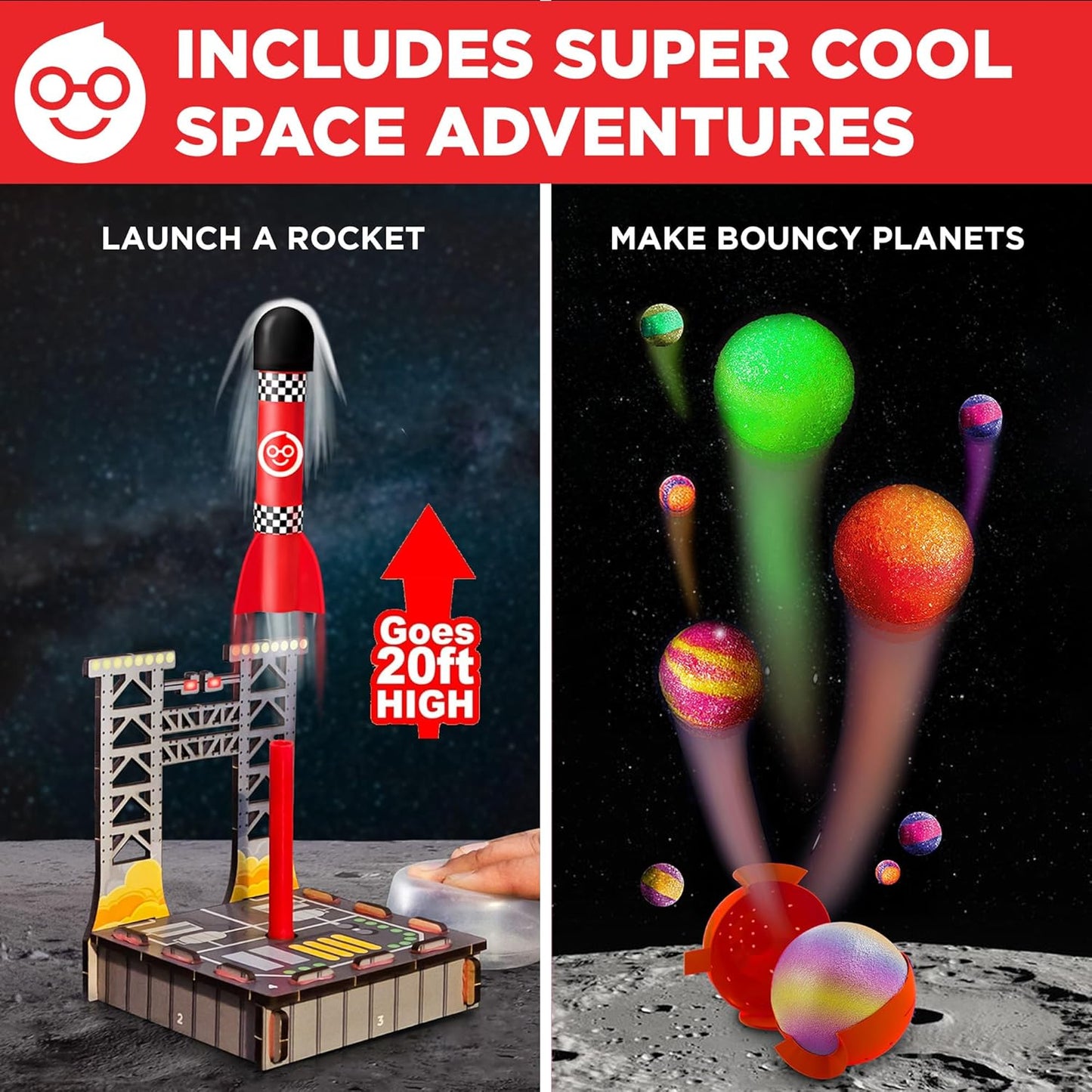 Doctor Jupiter My First Astronaut Kit, Solar System Project Kit for Kids, STEM Space Toys for 5-6-7-8-9-10 Year Old Boys & Girls | 4 in 1 Learning & Educational Toy