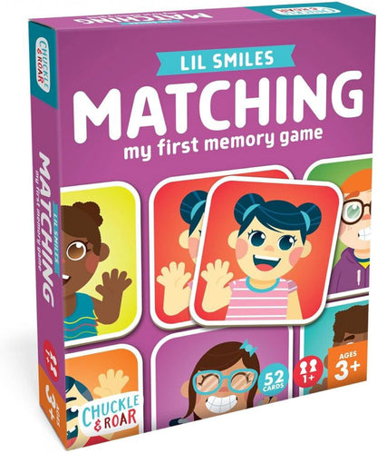 Chuckle & Roar Alphabet Matching Memory Game - Multicolor Tiles Concentration-Boosting Toddler Games - Uppercase & Lowercase Alphabet Learning - Travel-Friendly Matching Activity for Toddlers 3+