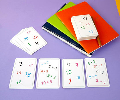 Blue Orange Super Genius Multiplication 2 - Tabletop Card Game, Fun Flash Card Concentration Matching Game for Kids, Ages 8+, 1-6 Players, Teacher Approved, Learn 6-9 Multiplication Tables Games