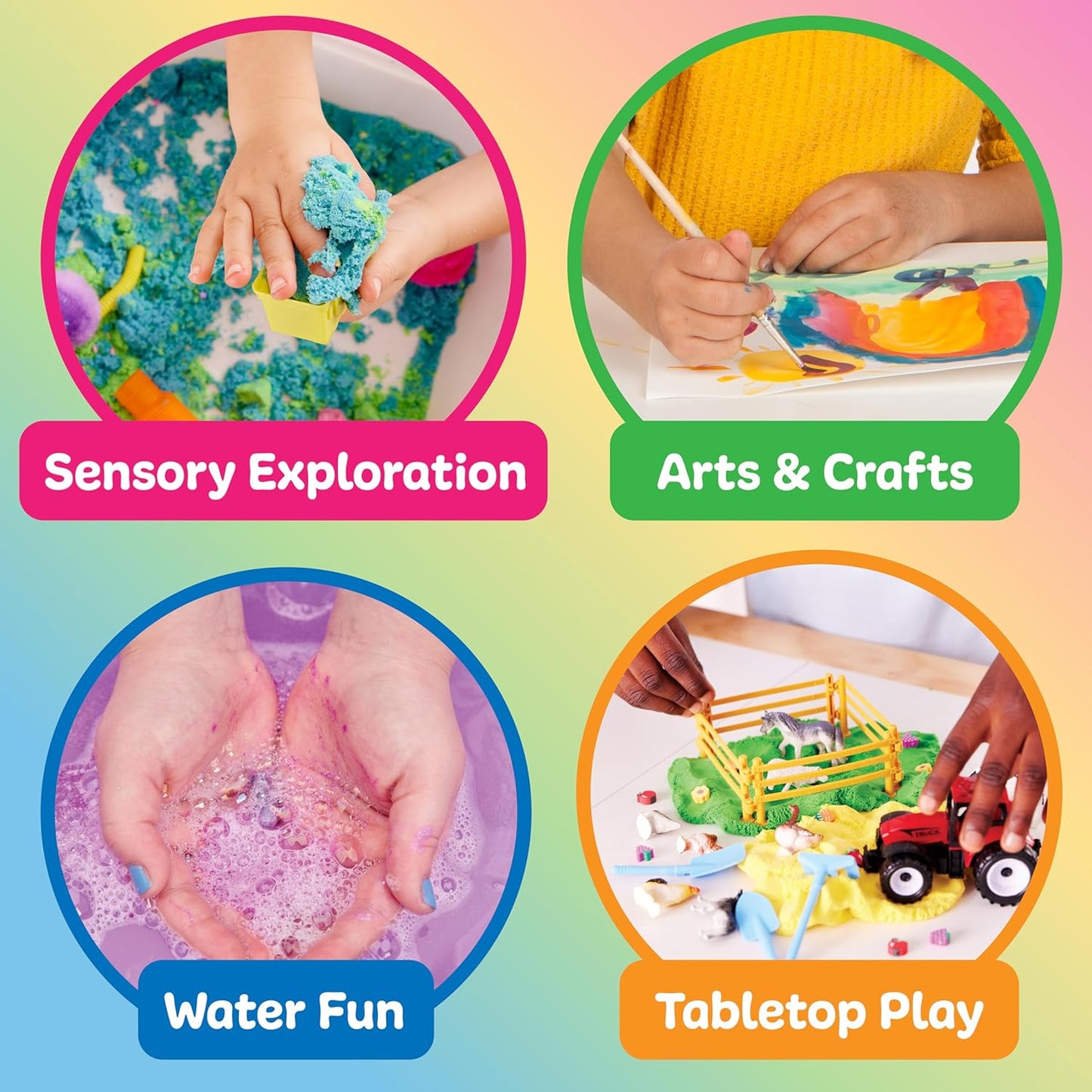 Creativity for Kids Sensory Pack: Christmas - Activities for Kids, Toddler Stocking Stuffers & Sensory Bin Filler, Travel Toys for Toddlers (Ages 3+)