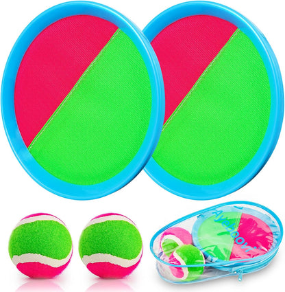 Ayeboovi Toss and Catch Ball Game Outdoor Toys for Kids Yard Games Beach Toys Outside Games for 3 4 5 6 7 8 9 10 Year Old Boys Girls (Upgraded)
