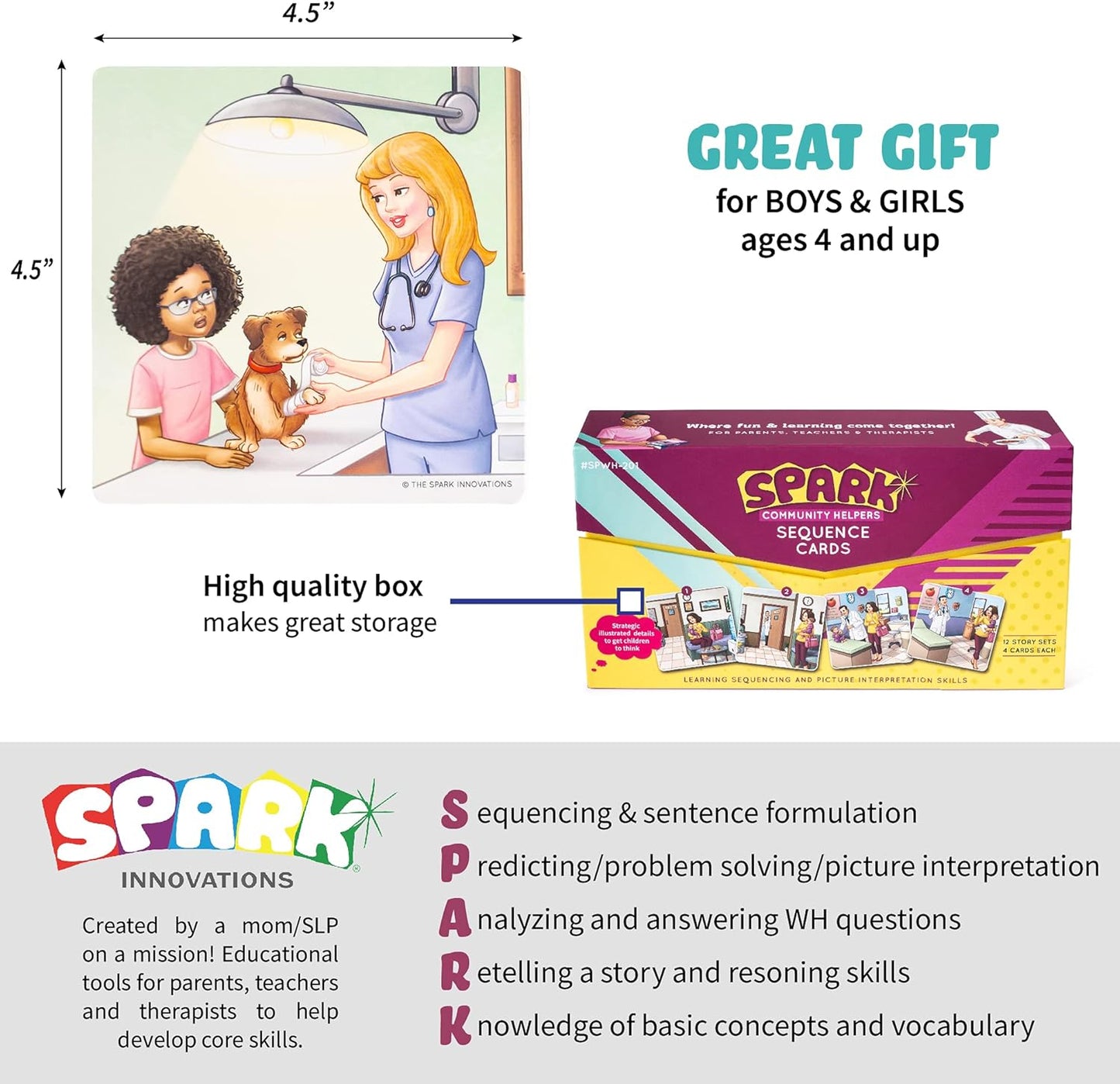 Sequencing Cards for Storytelling, Speech Therapy Game, Special Education Materials, Sentence Building, Problem Solving, Homeschooling Sequence Cards, Autism Game, Picture Sences, SEL