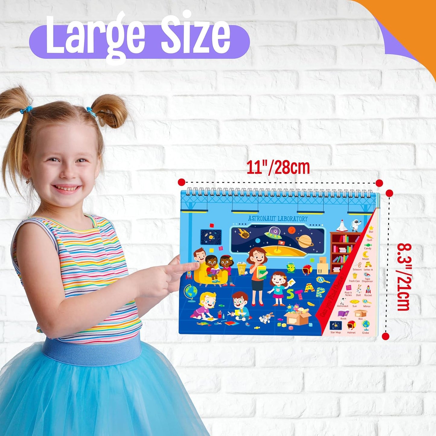 SpriteGru Dry Erase Mazes Game Pad, 30 Mazes Reusable & Erasable Book, Fun Brain Challenge Games Interesting Educational Toy and Learning Tool for Road Trip Airplane Travel