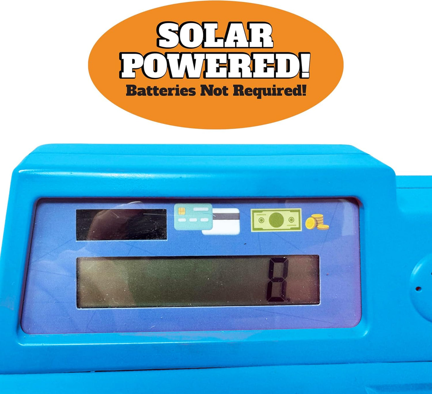 Dr. STEM Toys Solar Powered Calculator Pretend Cash Register with Play Money – 67-Piece Set for Learning Math Skills, STEM Cash Register for Kids (Gray)