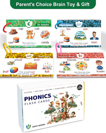 Phonics Learning Toy for Preschoolers – Phonics Flash Cards with Talking Pen, Speech Therapy & Autism Sensory Toy, Learn to Read Educational Gift for Boys & Girls,Kindergarten Learning Activities