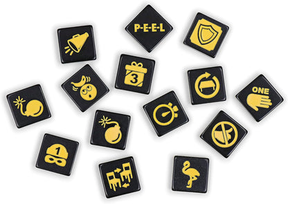 Bananagrams Classic Word Game – Fast-Paced Spelling & Anagram, Family & Travel Game , 144 Letter Tiles in Portable Banana Pouch, 1–8 Players, Educational Wordplay Fun for Ages 7+