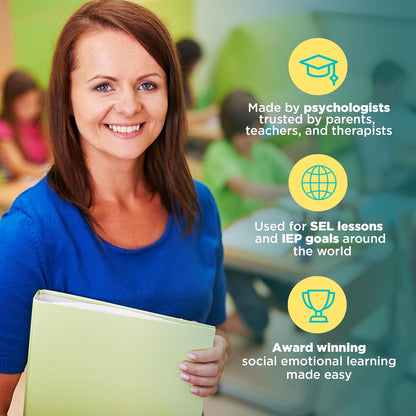 ThinkPsych Chat Chains - The Game That Connects Us | Social Skills Games | Therapy Games for Teens and Kids | Ages 8-99 | Therapy Conversation Cards | 15 Mins Playtime