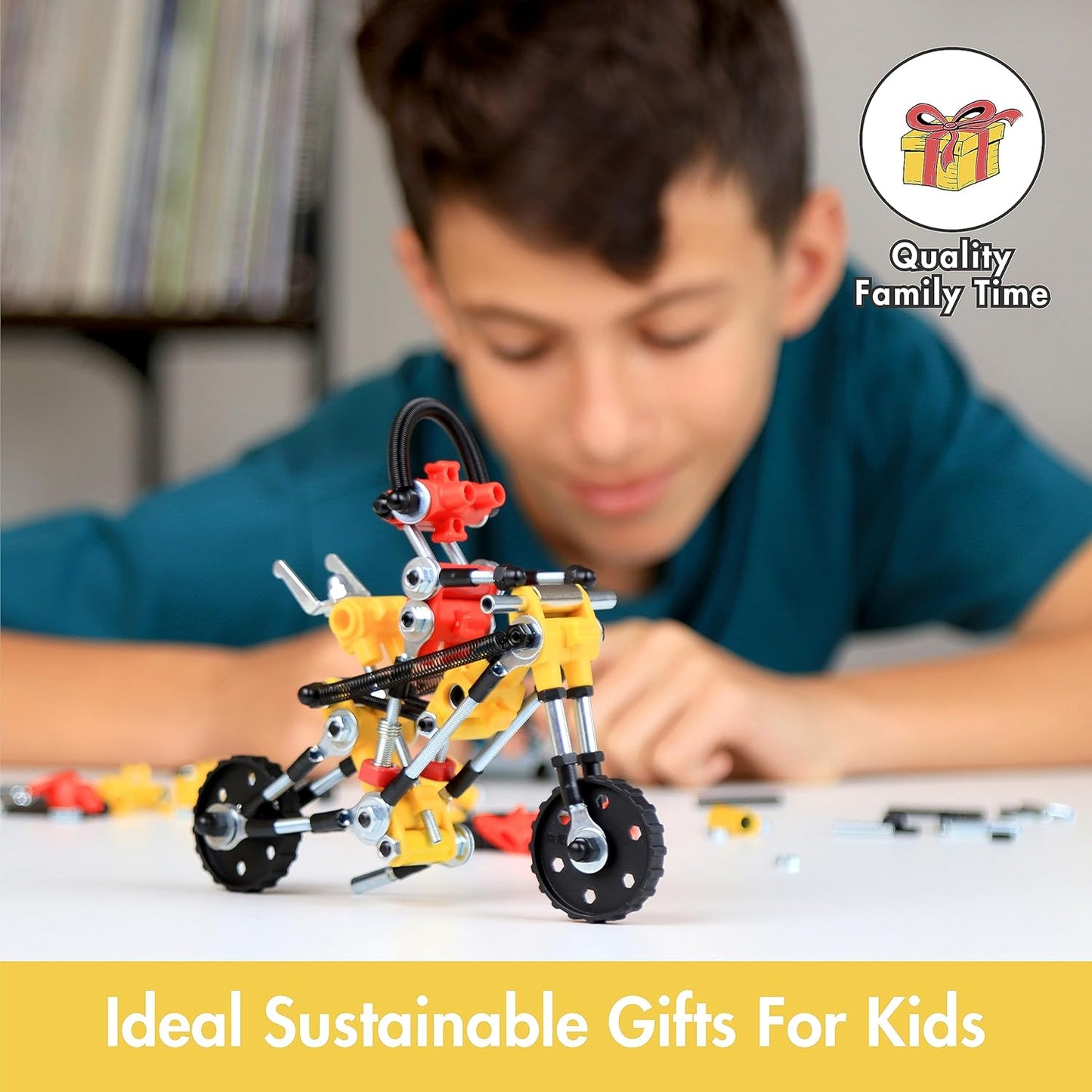 The Off Bits AirBit – Build Your Own Airplane! STEM Building Kit for Creative Kids 8-12 & Curious Adults, Fun Educational Gift for Boys & Girls
