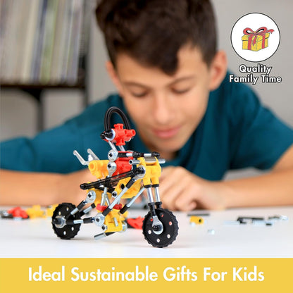 The Off Bits AirBit – Build Your Own Airplane! STEM Building Kit for Creative Kids 8-12 & Curious Adults, Fun Educational Gift for Boys & Girls