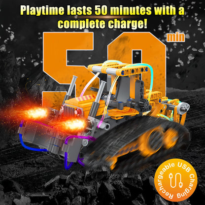 Yerloa Robot Building Kit STEM Gifts for Ages 8-13 with App & Remote Control, 5 in 1 Building Set Coding Robotic Toys for Ages 6 7 8 9 10 11 12 Years Old Boy Girl Easter Birthday Gifts (673pcs)