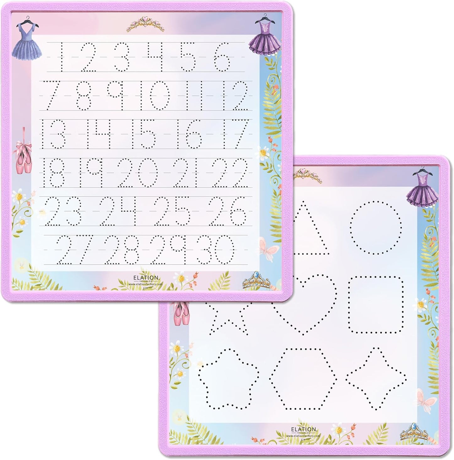 Kid's Name Tracing Board | Dry Erase Letter Tracing | Reusable Writing Practice Board | Personalized | Ballet Theme