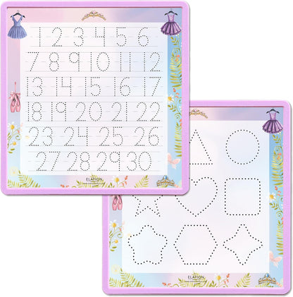 Kid's Name Tracing Board | Dry Erase Letter Tracing | Reusable Writing Practice Board | Personalized | Ballet Theme