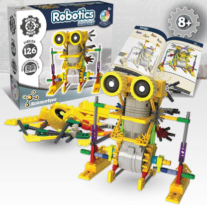Science4you Robotics Betabot - Stem Robotics Kit for Kids 8-12+, 126 Pieces Included, Robot Building Kit for Kids, Robot Toys, Game, Gift for Boys and Girls Ages 8 9 10 11 12+