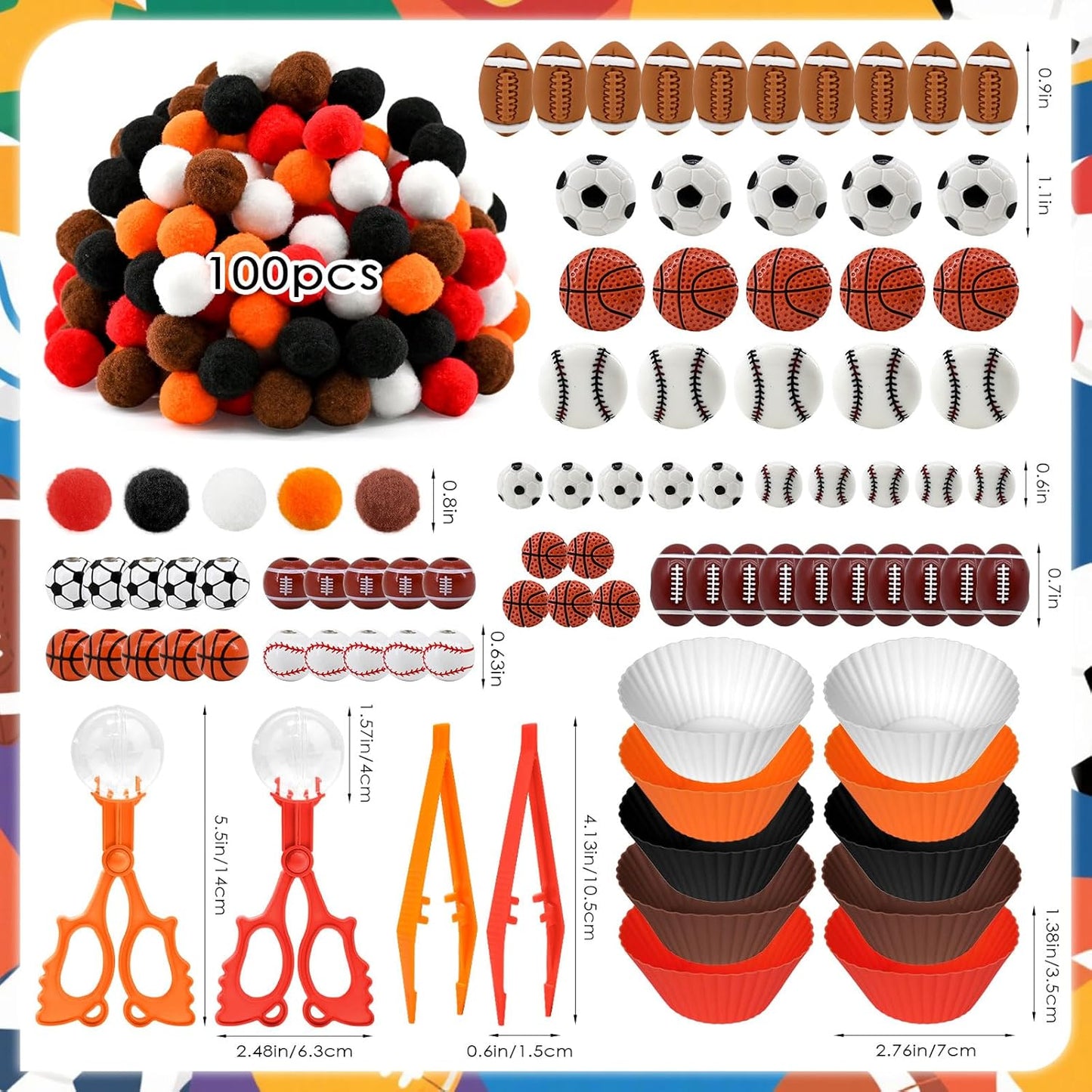 270 Pcs Numbers and Letters Sensory Bin Items Back to School Counting Sorting Sensory Bin Filler Fine Motor Numbers and Letters Geometric Figure Counts for Easter Spring Summer Sorting
