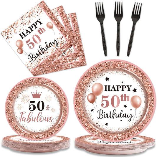 96 Pcs Science Party Plates Napkins Tableware Set Mad scientist Supplies Disposable Dinnerware Little Scientist Decoration Favors for Kids, 24 Guests - Colors B