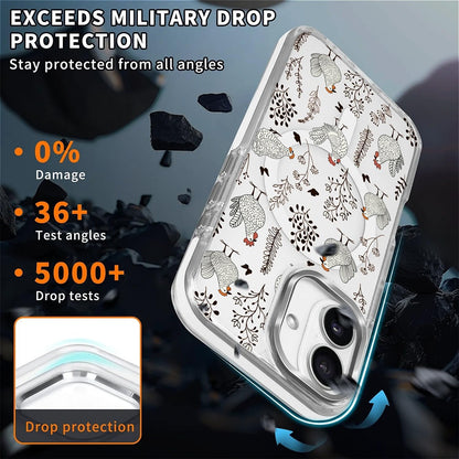 for iPhone 17 Pro Max Case [Compatible with Magsafe],Girls Women Clear Magnetic Case Silicone Shockproof Protective Cover with Pattern Colorful Motivational Letters
