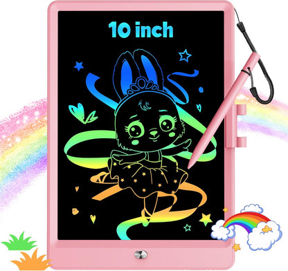 KOKODI 15 Inch LCD Writing Tablet with Anti-Lost Stylus, Erasable Doodle Board Colorful Toddler Drawing Pad, Car Travel School Games Toys for 3 4 5 6 7 8 Kids, Birthday Gift for Girls Boys Blue