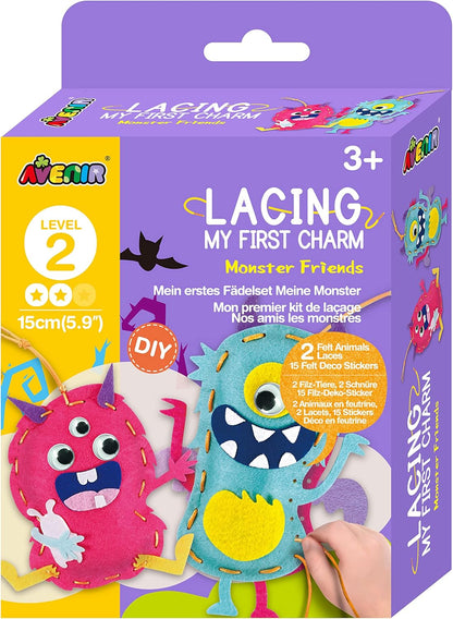 Avenir | My First Lacing | Charm Princess Friends | First Sewing for Ages 3+ | Develop Sewing and Stitching Skills