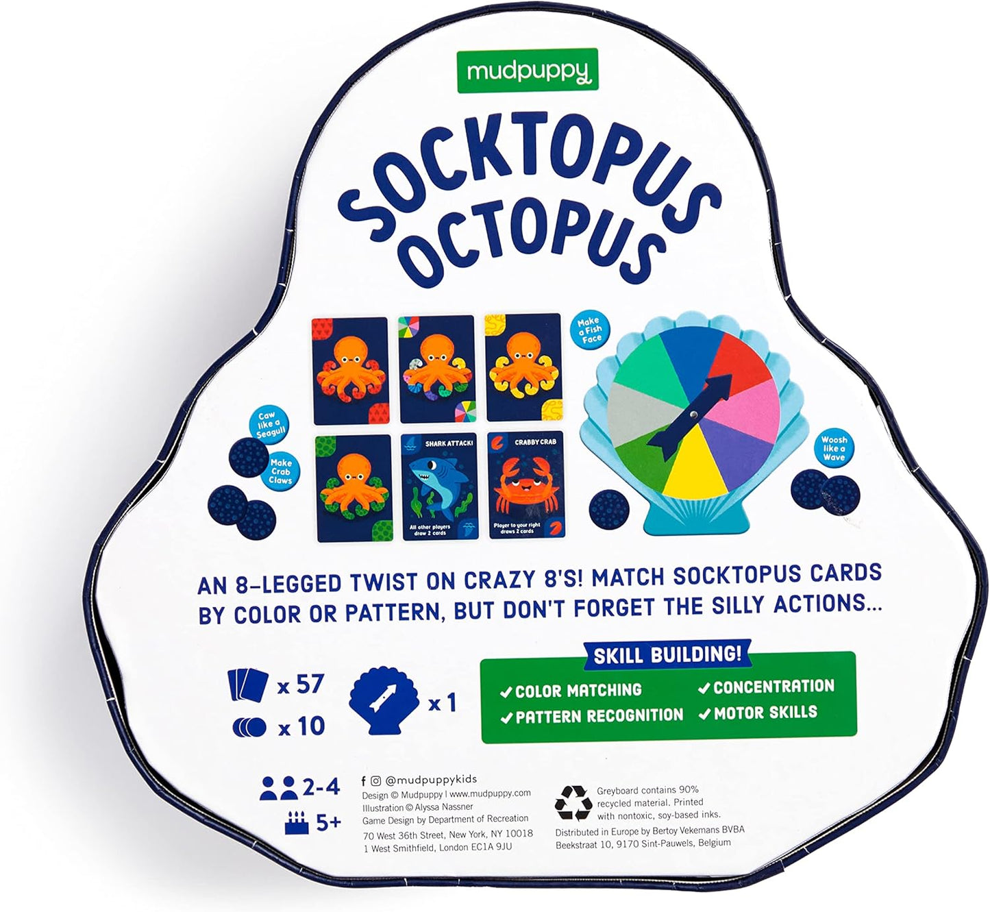 Scoops Meow! Game from Mudpuppy, Fast Paced Memory Matching Game, Easy to Play, Teaches Color Matching and Pattern Recognition, Ideal for 2-4 Players, for Kids 5+, Instructions Included
