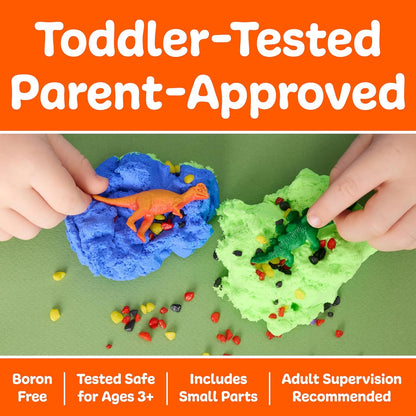 Creativity for Kids Sensory Minis Construction Kit | Cloud Clay Sensory Toy with Excavator for Kids | Spring Crafts that are Mess-Free, Screen-Free Travel Toy (Ages 3+)