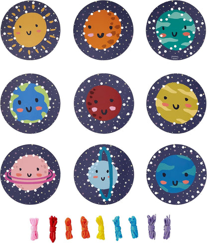 C.R. Gibson Outer Space Lacing Cards (BBLC-25345)