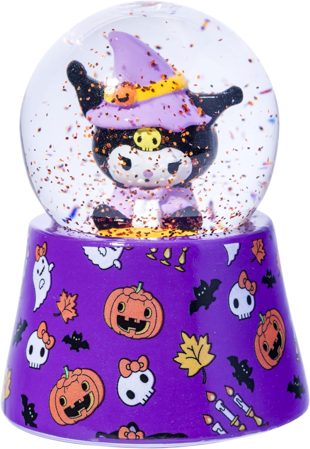 Silver Buffalo Disney Mickey and Friends Mini Light Up Snow Globe│Minnie Mouse│3.8 Inches Tall, 45mm (Small)