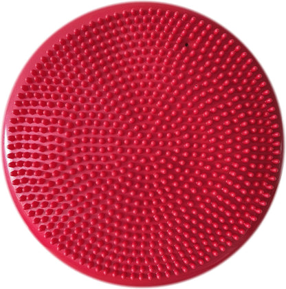 AppleRound Inflated Wobble Cushion with Hand Pump, Air Stability Board (Extra Thick), Core Balance Disc for Adults, Sensory Wiggle Seat for Kids, Flexible Seating for All Age, 13.5in / 34cm Diameter