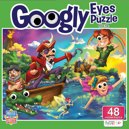 MasterPieces – 48 Piece Jigsaw Puzzle for Kids 4+ Years, Pets with Googly Eyes, Educational and Fun Game, Gift Idea for Children, 19" x 14