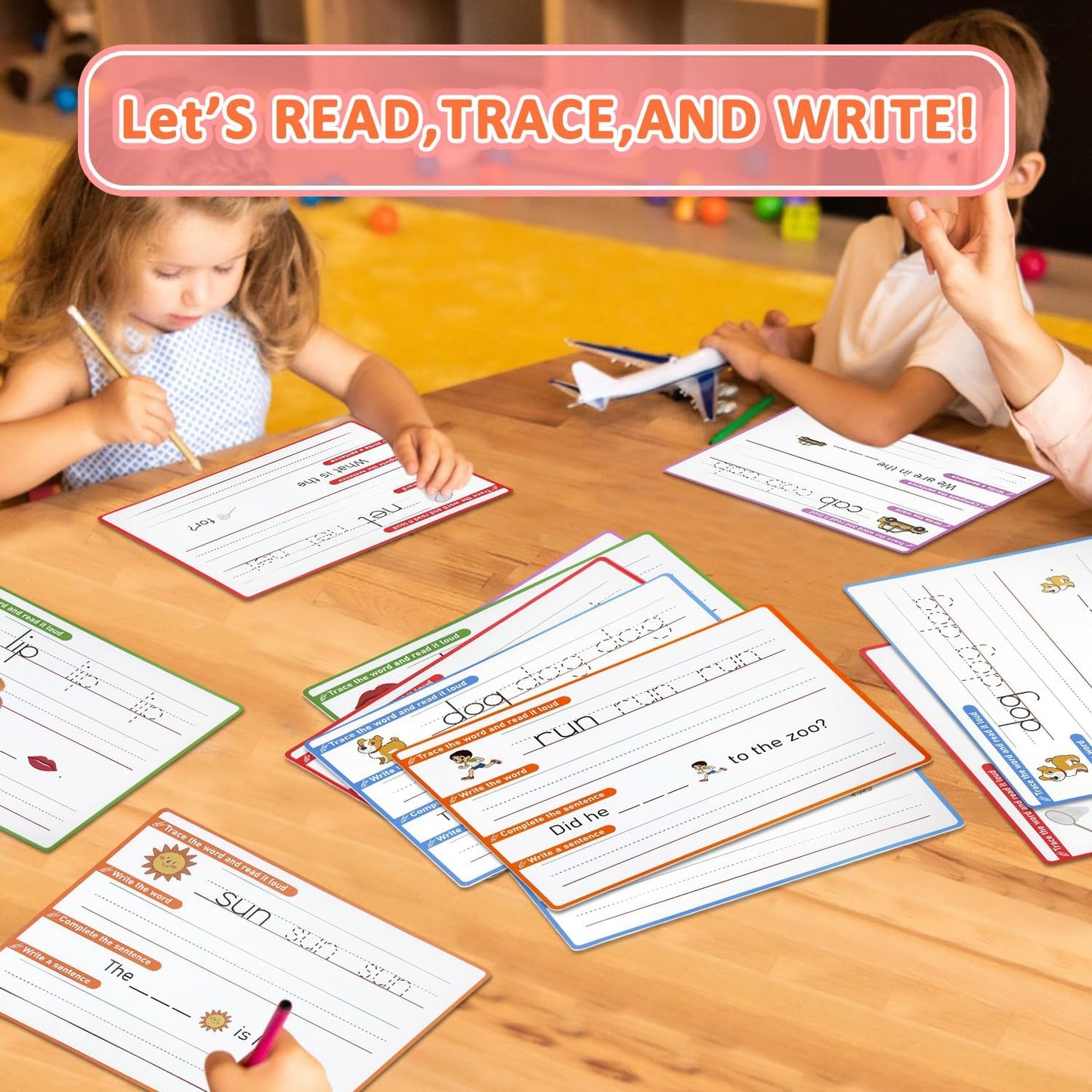 Alphabet & Number Practice Dry Erase Sheets A-Z Letters & Numbers 1-10 | Perfect for Preschool, Homeschool & Kindergarten