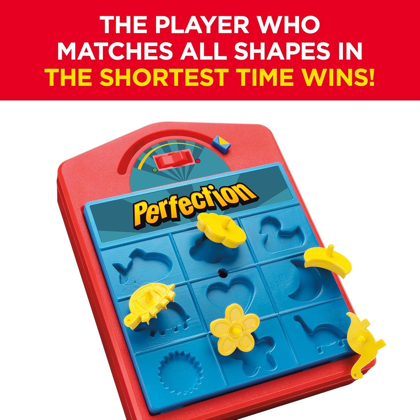 Hasbro Gaming Perfection Game for Kids | Popping Shapes and Pieces | Preschool Board Games for Clasroom | Back to School Gifts | Ages 4+ (Amazon Exclusive)