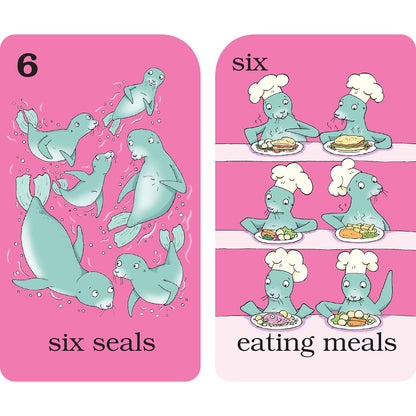 School Zone Old Maid Numbers Game Cards: 56 Cards, Preschool, Kindergarten, 1st Grade, Card Game, Numbers 1-12, Early Math, Animals, Counting, Matching, Pairing, Ages 4+