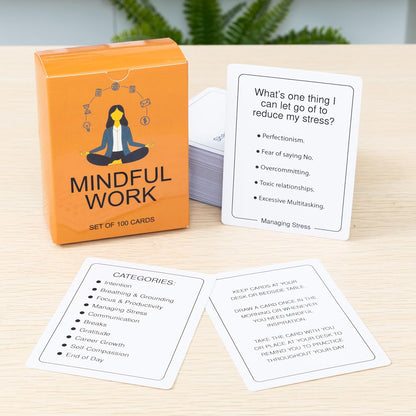 100 Mindfulness Conversation Cards for Kids - Enable Meaningful Conversations with Kids