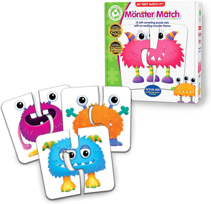 The Learning Journey: My First Match It - Dinosaurs - 2 Year Old Toys, Puzzles for Toddlers, Toddler Puzzle, Educational Toys for 2 Year Old - 15 Self-Correcting Matching Puzzles - Award Winning Toys