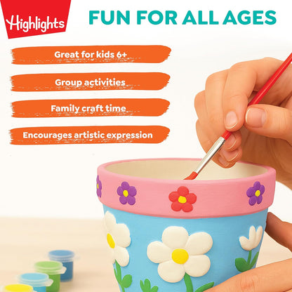 Highlights Paint Your Own Plaster Figurine & Activity Kits – DIY Art Sets with Figurines, Paints, Brush & Bonus Activities – Multiple Themes – Ages 6+