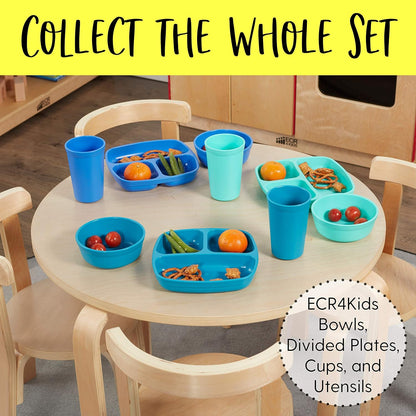 ECR4Kids My First Meal Pal Drinking Cups, Kids Plastic Tableware, Stackable And Dishwasher Safe, Stackable Tumblers For Baby, Toddler And Child Feeding, 3-Pack - Tropical