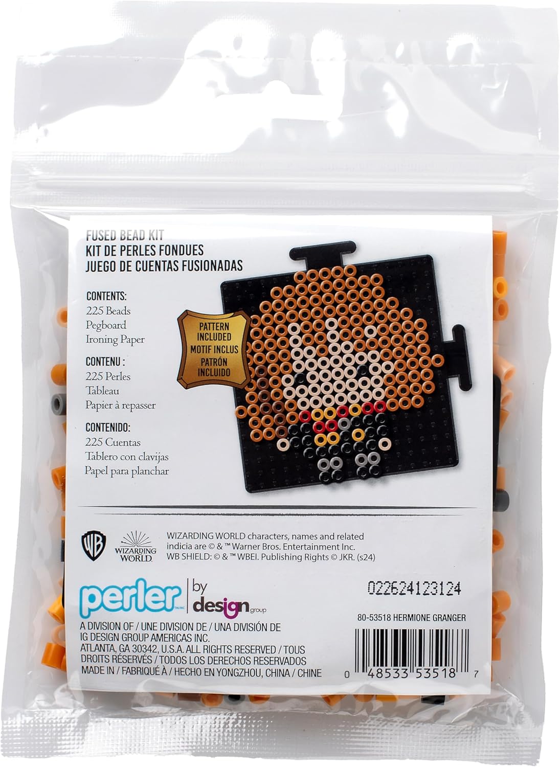 Perler 80-53517 The Wizarding World Chibi-Style Harry Potter Fused Bead Activity Kit, Multicolor, 227 Pieces