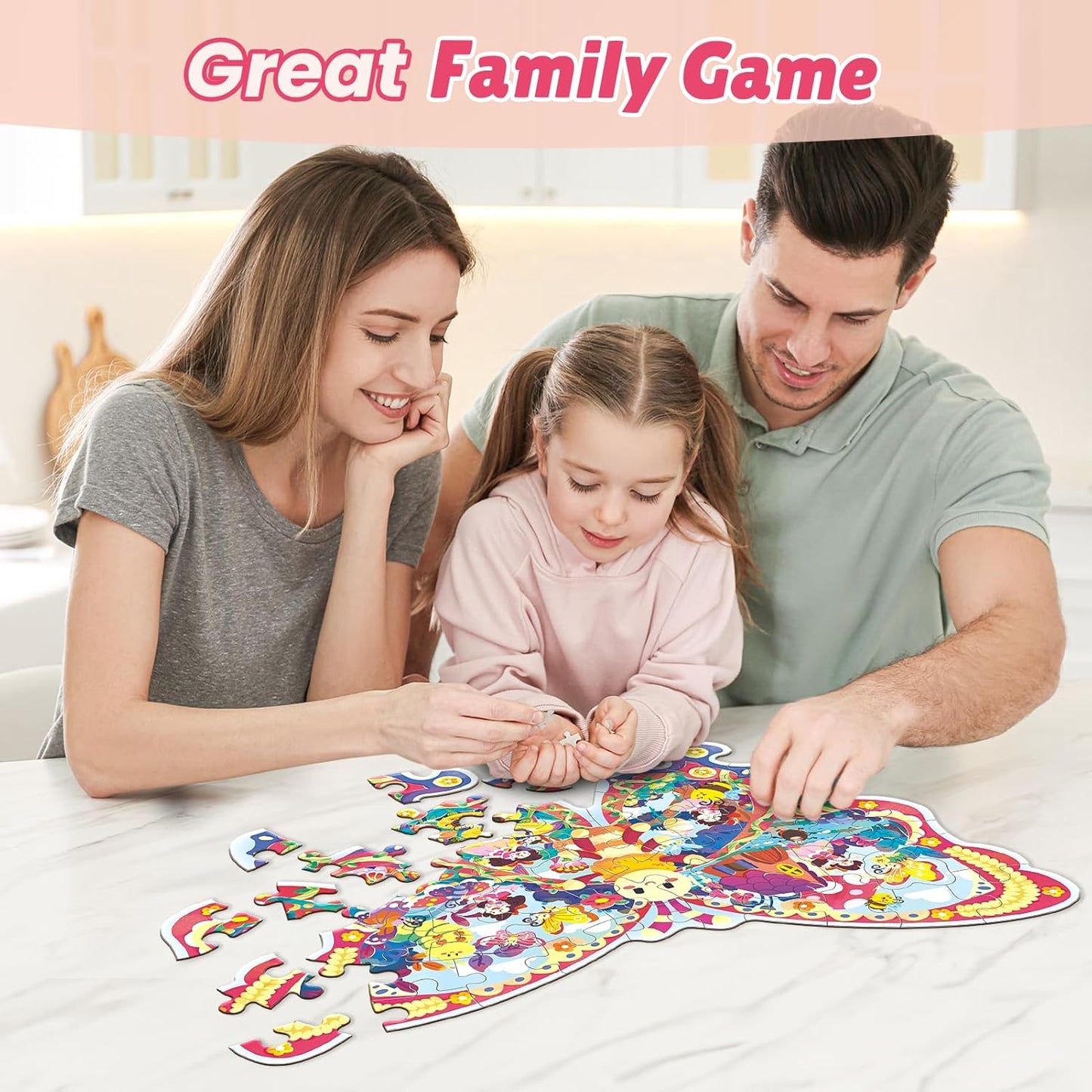 ELX 100 Piece Sea Turtle Jigsaw Puzzle for Kids Ages 4-10, Seaworld Animal Shaped Floor Puzzle Preschool Learning, Educational Learning Toys for Kid Boys Girls Ages 4 5 6 7 8 (21.42 X 16.42 in)