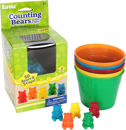 50 Counting Bears with 5 Cups