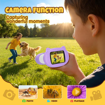 Handheld Digital Mini Microscope for Kids: 1000X 4K Portable Pocket 2.4" Screen Microscopes Toys STEM Electronic Learning Educational Science Kit 8-12 Birthday Gift 4 5 6 7 Year Old Boy Girl (Yellow)