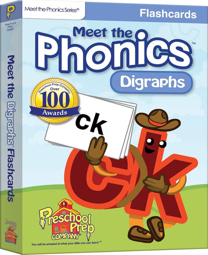 Meet The Phonics - Digraphs - Flashcards