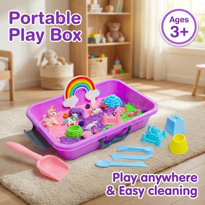 AGENTLAN Ocean Sensory Bin, Ocean Sensory Water Toys with Sea Animal for Toddlers Boys and Girls, Kids Toys Gift Sand Box for Age 3 4 5 6 7 8