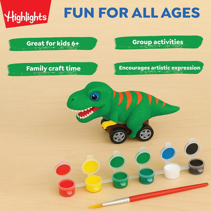 Highlights Paint Your Own Plaster Figurine & Activity Kits – DIY Art Sets with Figurines, Paints, Brush & Bonus Activities – Multiple Themes – Ages 6+