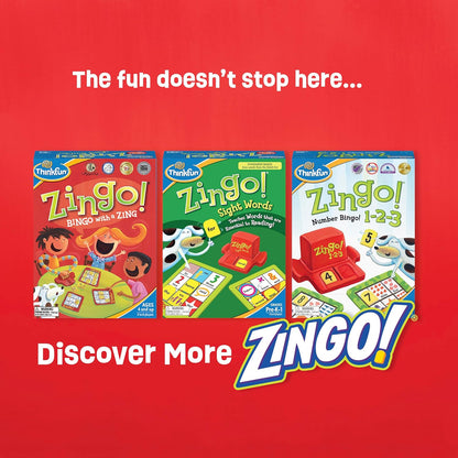 ThinkFun 7706-T Zingo Word Builder Early Reading Game - Award Winning Game for Pre-Readers and Early Readers