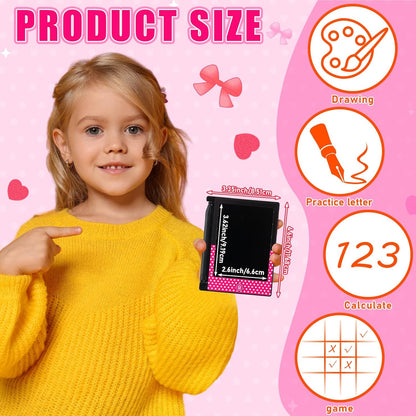 Nezyo 24 Pack Toy Inspires Party Favors Supplies, LCD Writing Tablet for Kids, 4.6'' Mini Board Drawing Tablet, Cartoon Goodie Bags Stuffers Birthday Toddler Boy Student Gifts