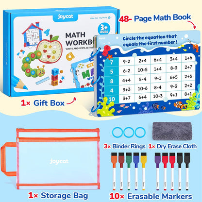 JoyCat Seek & Find Game Books - Preschool Learning Activity for Toddlers & Kids Ages 3-5, Travel Activities Toys for Road Trip Car Airplane, Busy Book, Birthday Gifts for Girls and Boys Ages 4-8