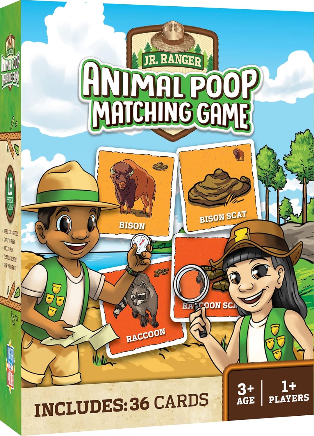 MasterPieces Officially Licensed CAT Picture Matching Card Game for Kids and Families