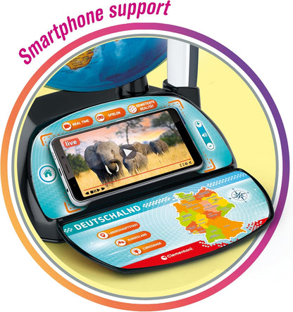 Clementoni 59364 Real-time Digital World Globe for Kids Ages 7 and Up