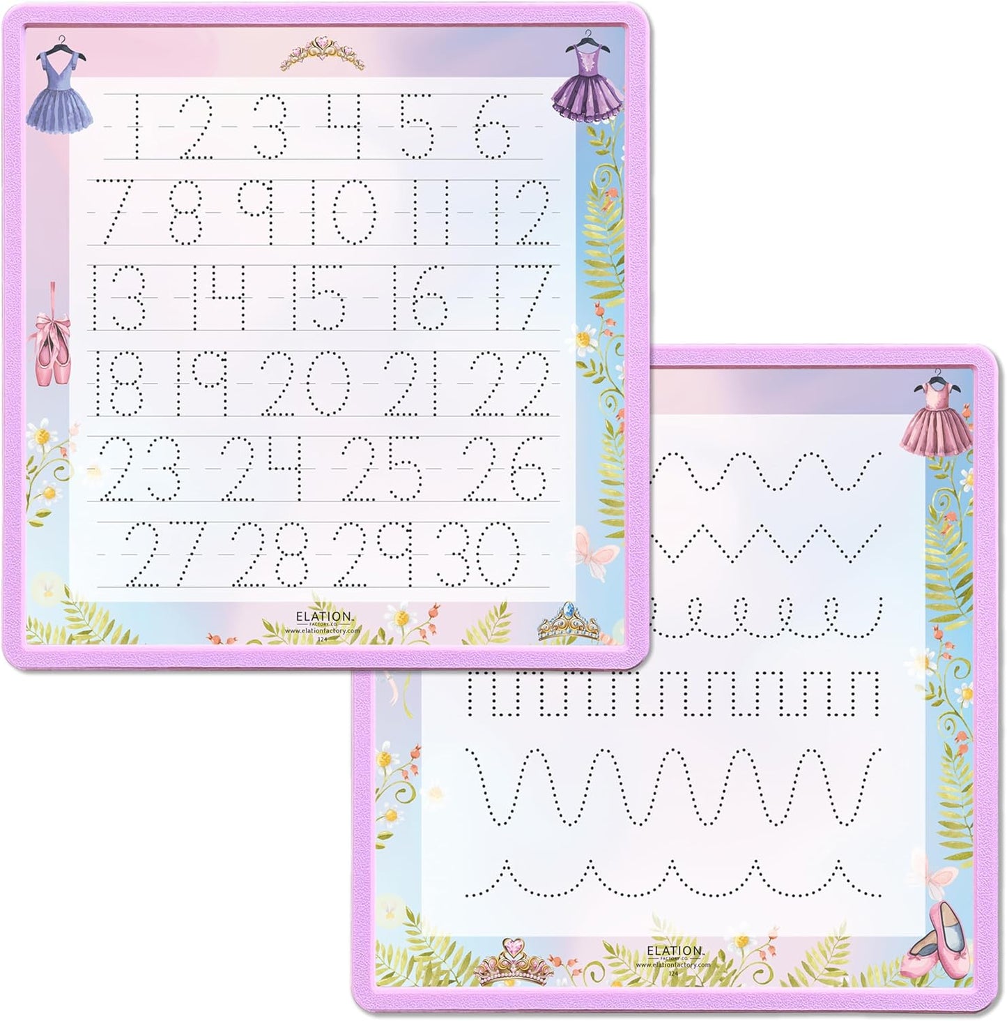 Kid's Name Tracing Board | Dry Erase Letter Tracing | Reusable Writing Practice Board | Personalized | Ballet Theme